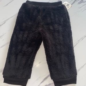 NWT Garanimals Furry Fleece Pants Black Baby Sz 24mo